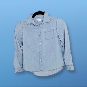 CAT & JACK Jacket Kids Button down collared denim top